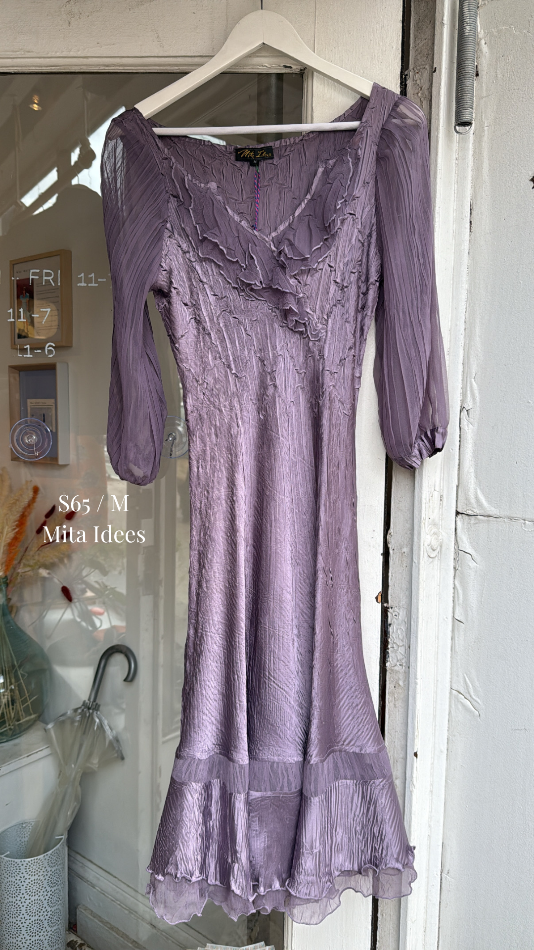 Nita Ideas dress, purple