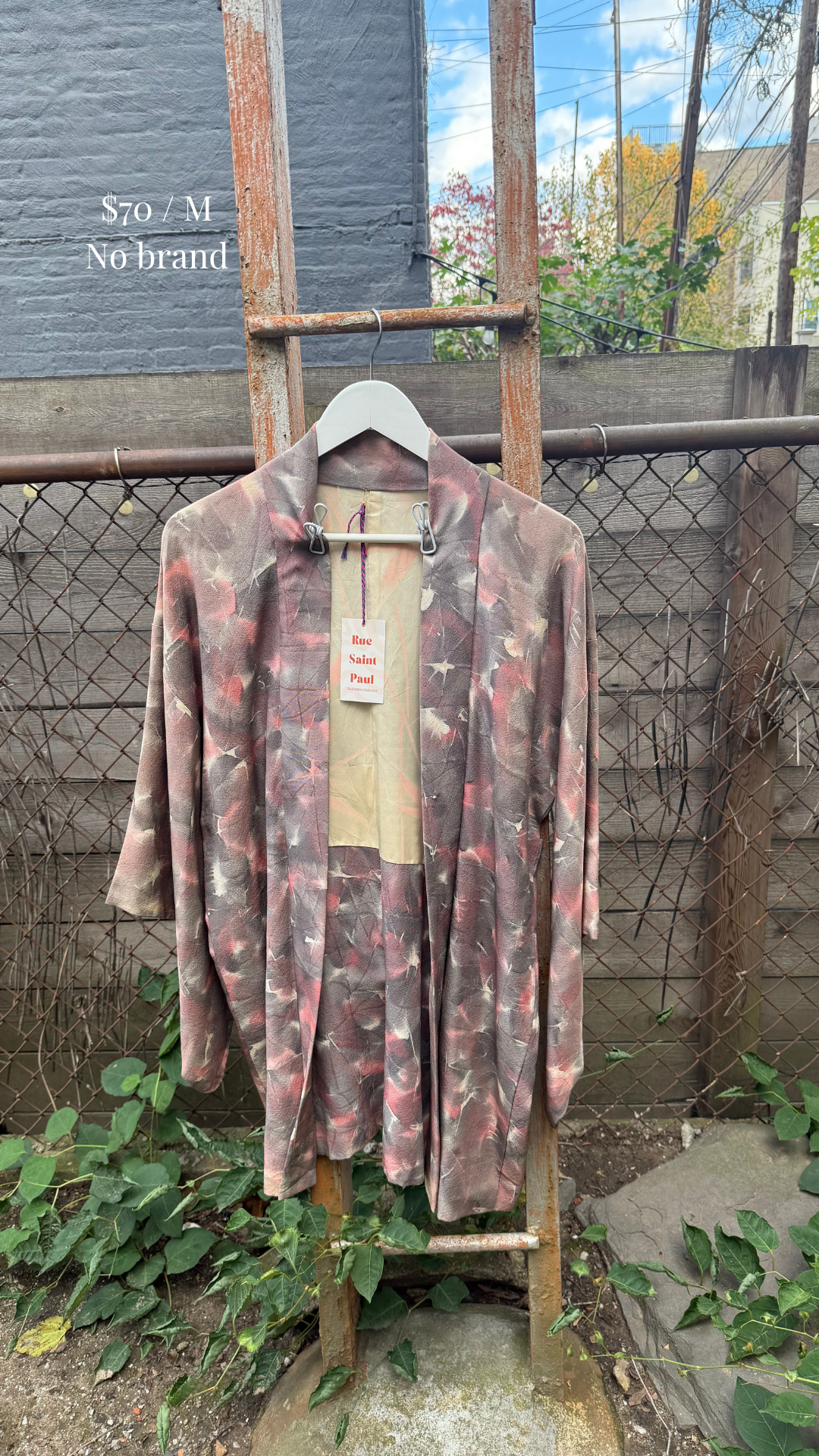 N/a printed jacket