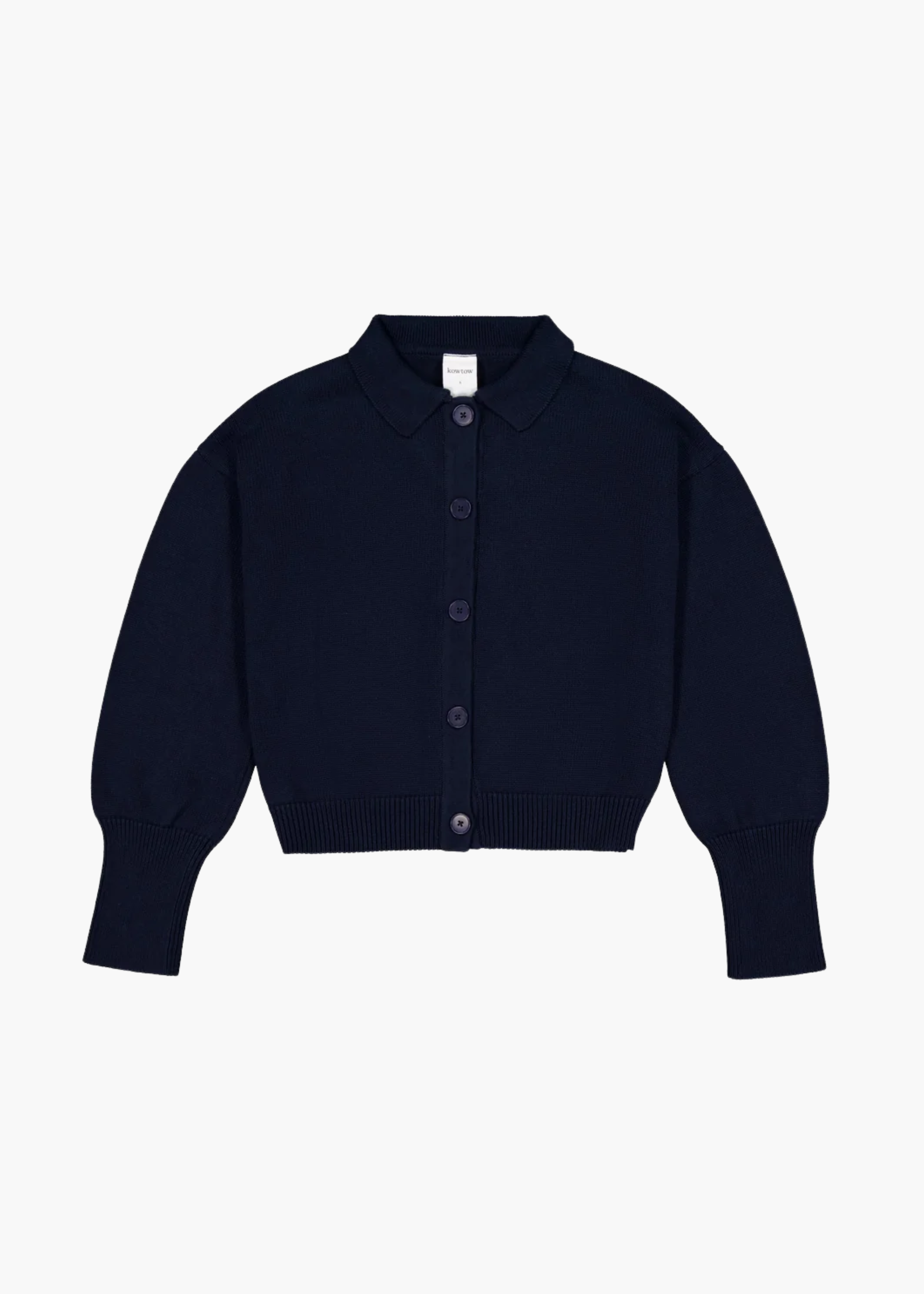 Utility cardigan, indigo