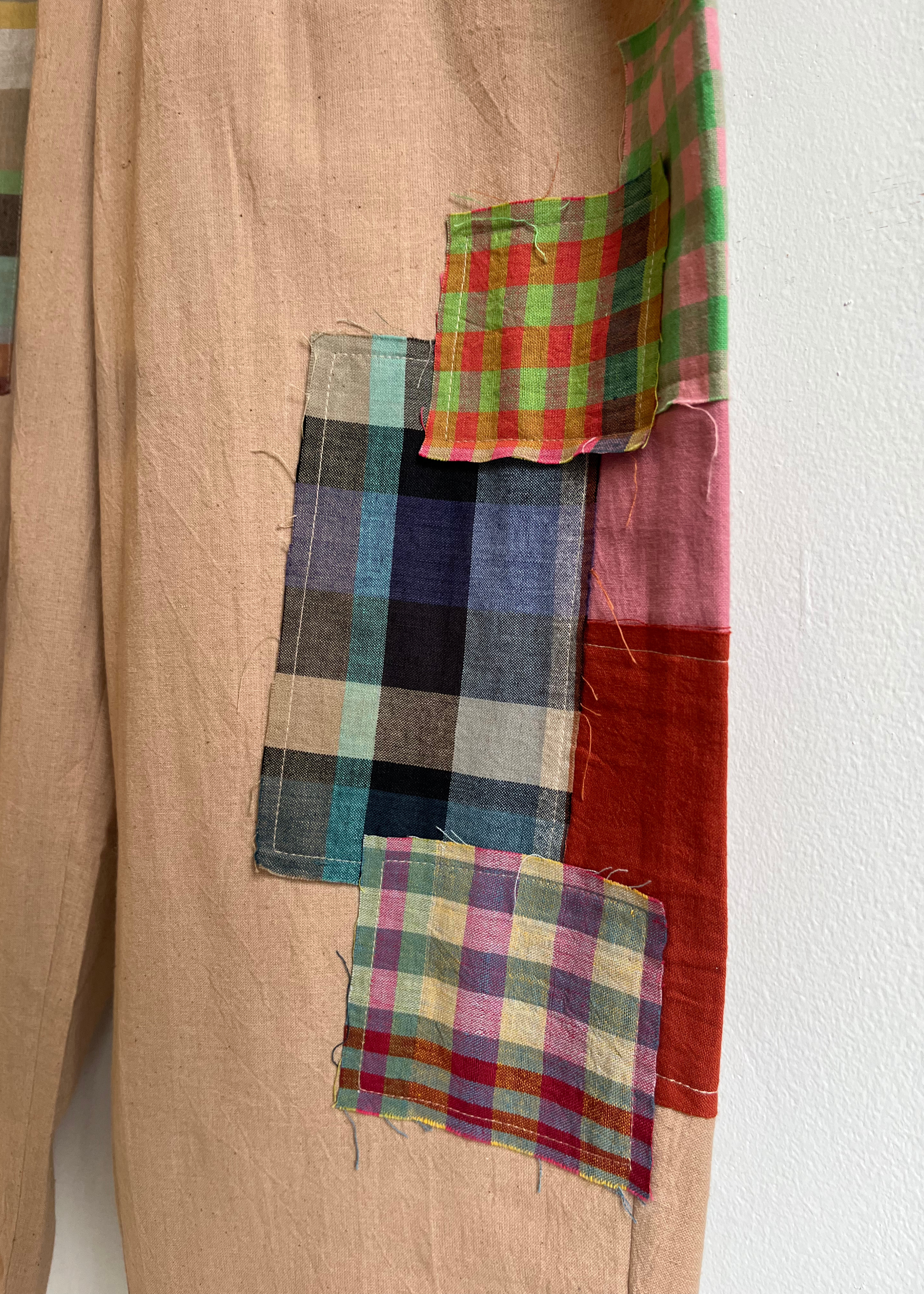 Collage pants, sand patch