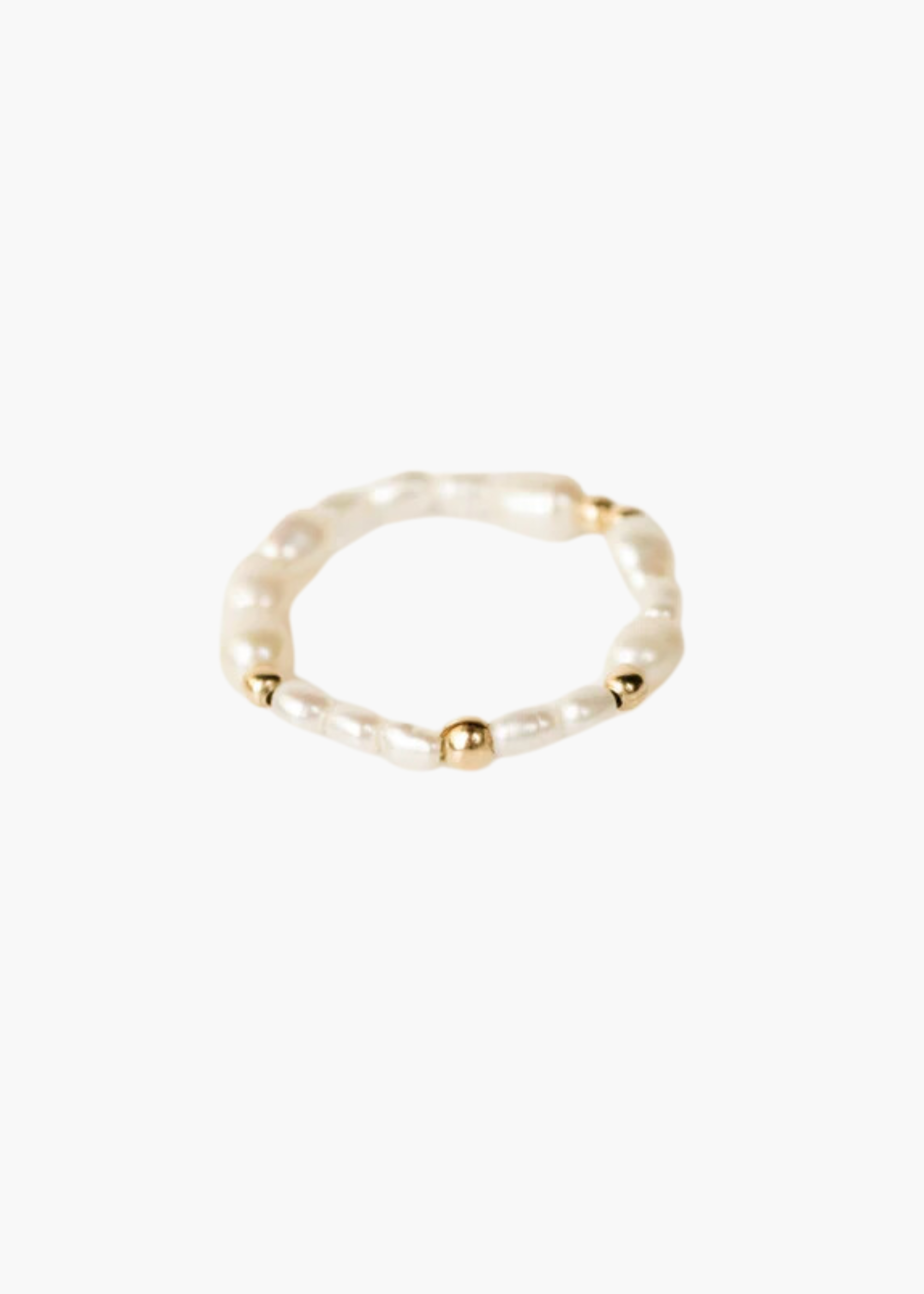 Pearl beaded ring