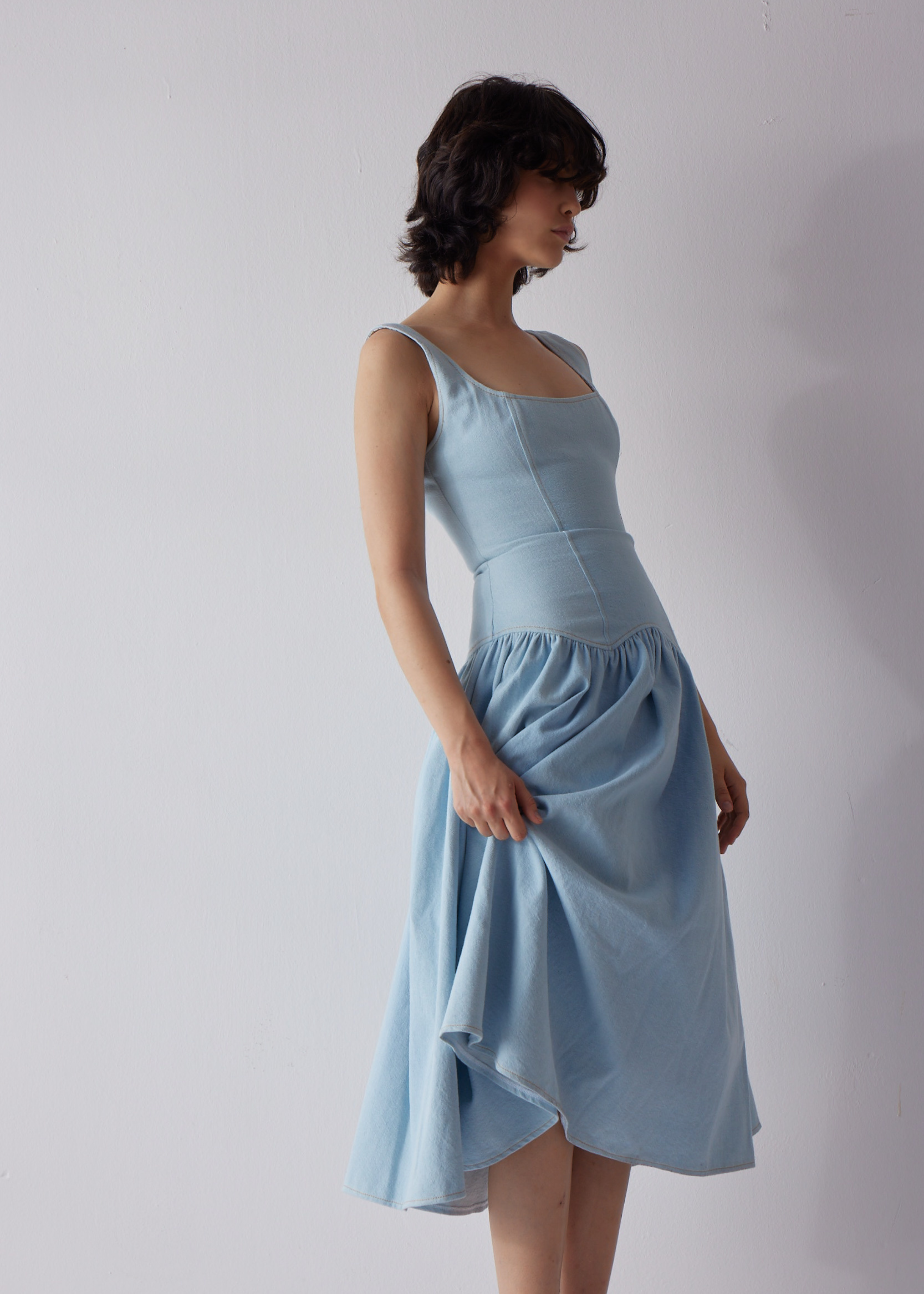 Danielle dress, light blue