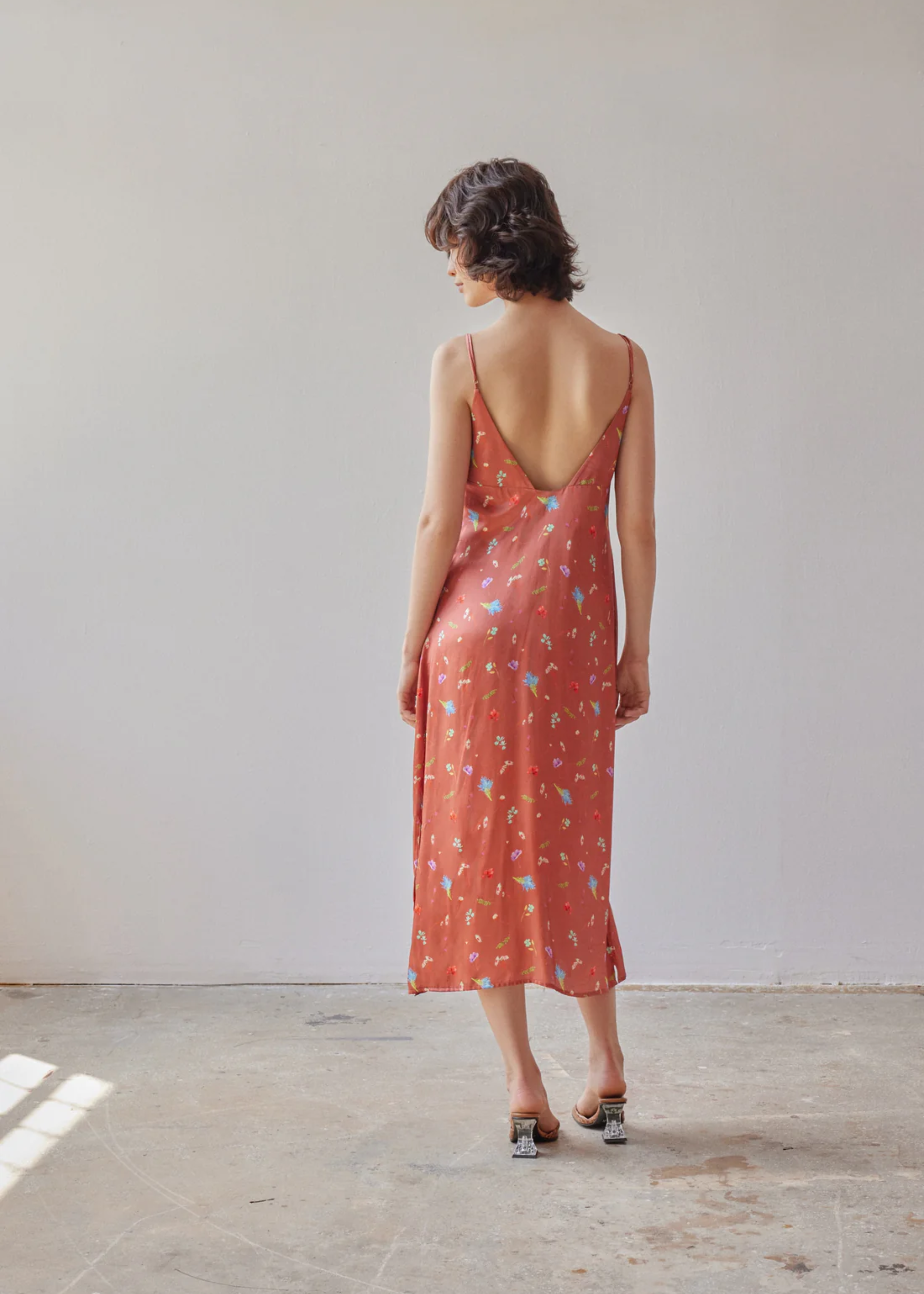 Lisbon dress, copper
