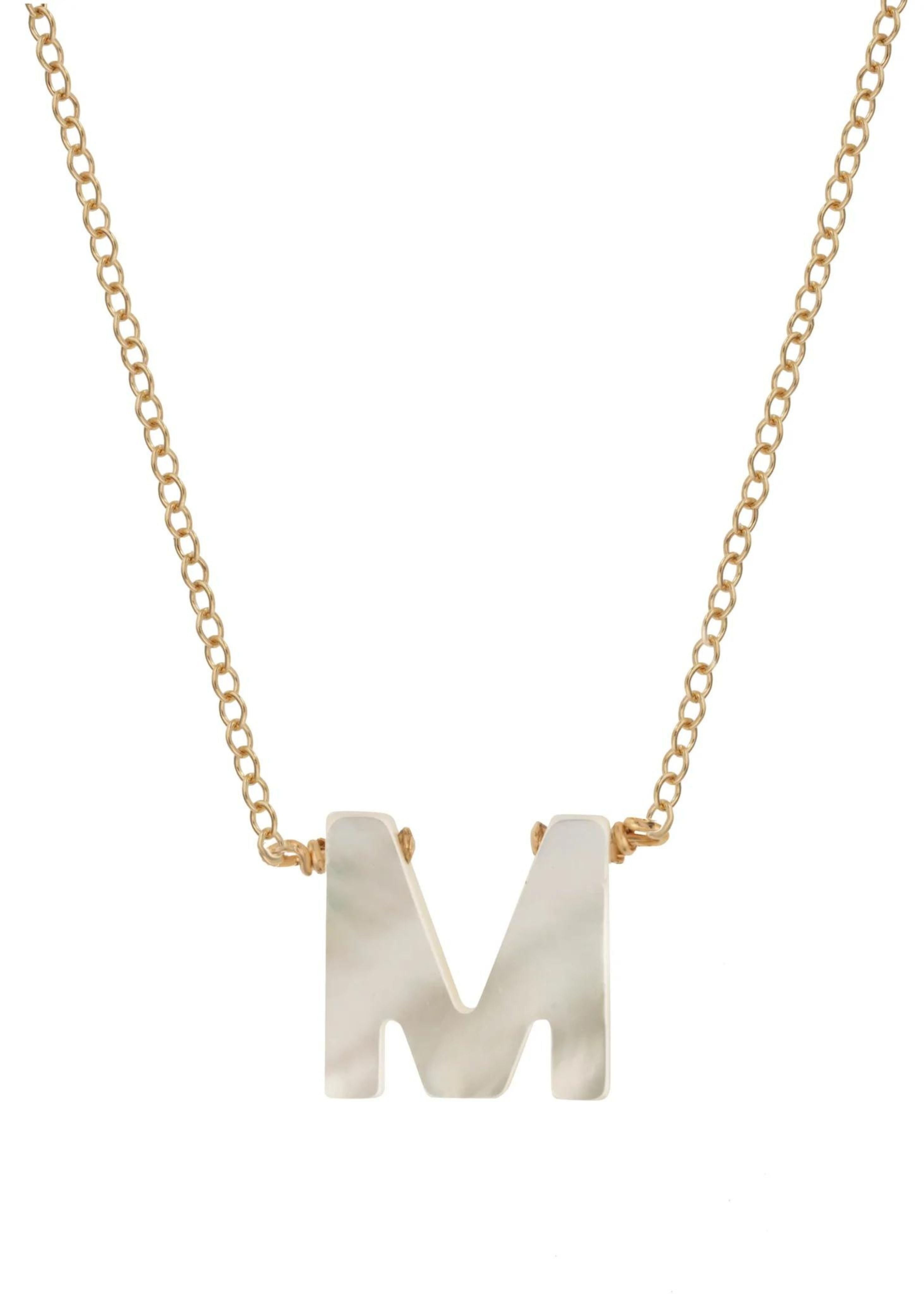 Dawn initial necklace