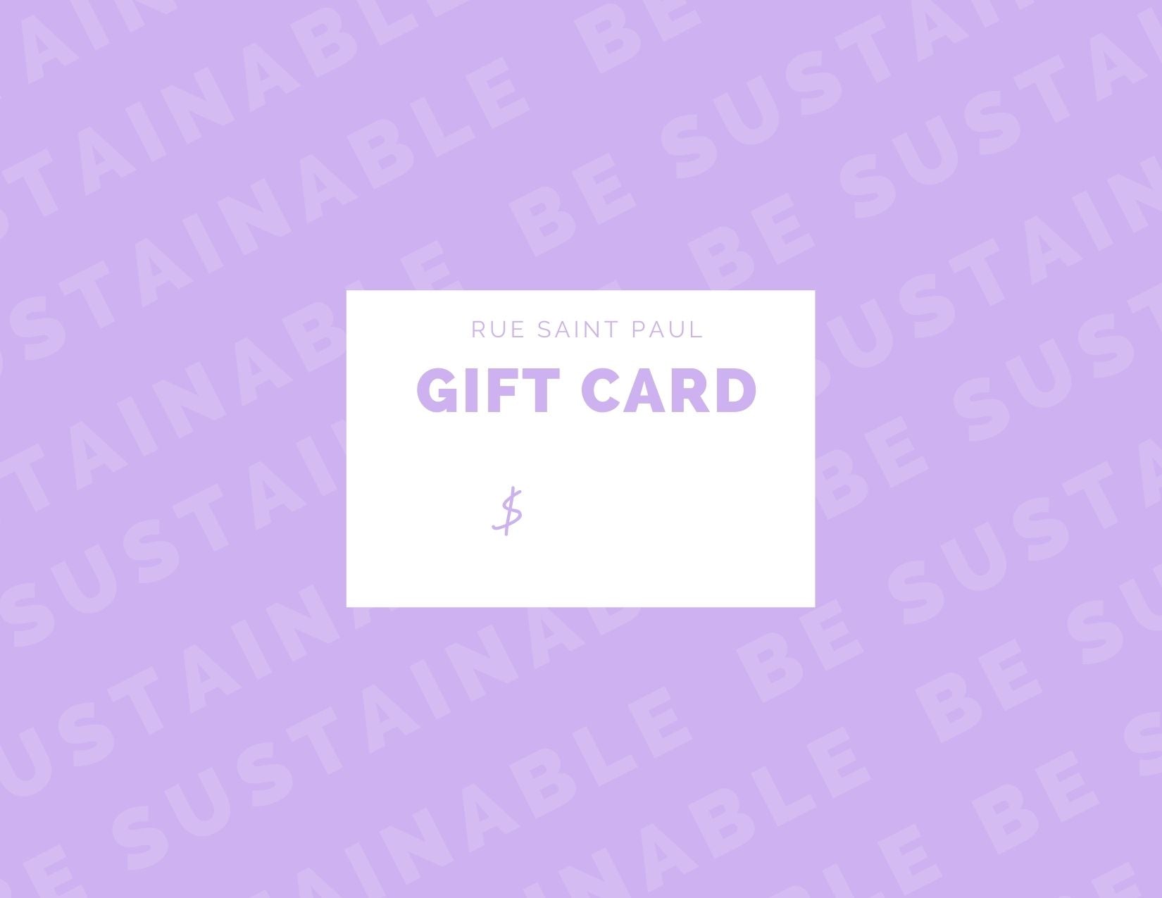 Ruestpaul Gift Card